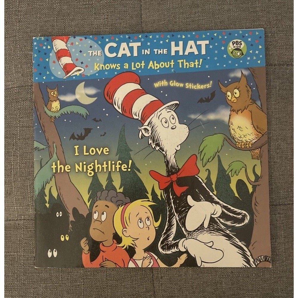 PBS Kids Cat in the Hat I Love the Nightlife Random House Book Reader Copy
